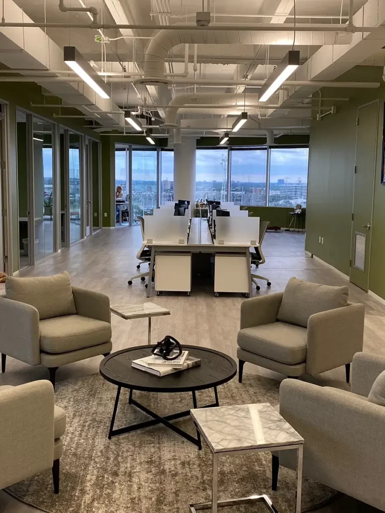 New office furniture installation